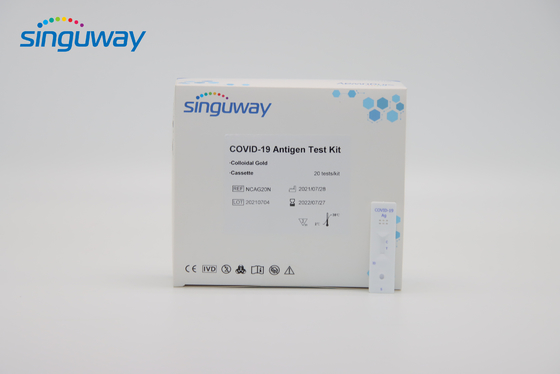 H Pylori Rapid Antigen ชุดทดสอบตัวเอง Nasopharyngeal ไม้กวาด Rapid Antigen Saliva Test ชุด