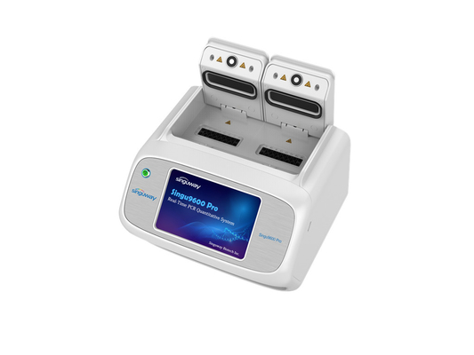 4x8well Dual ปิดกั้น เรียลไทม์ PCR เครื่องวิเคราะห์ เครื่องทดสอบอย่างรวดเร็วสำหรับตัวอย่างขนาด 32x0.2 มล