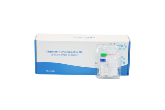 Medical น้ำลาย Viral Transport Media Tube ชุดทดสอบ VTM ปลอดเชื้อแบบพกพาอย่างรวดเร็ว