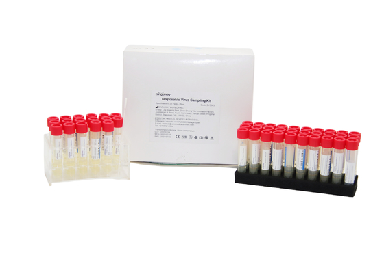 ช่องปาก ไม้กวาด Disposable Viral Transport Medium ชุด Tube ISO9001