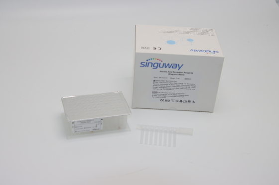 48 ตัวอย่าง DNA ไวรัส dNA Nucleic Acid Extraction Kit Magnetic Bead Method ISO13485