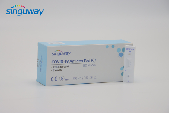 ชุดทดสอบการวินิจฉัยโรคอย่างรวดเร็วของ Antigen Home RT PCR Test ชุด ISO13485