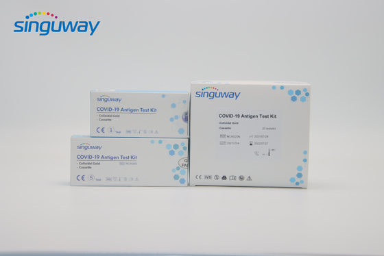 PCR Rapid Antigen Self Test ชุด 99.4% ปฏิกิริยาตอบสนองความจำเพาะอย่างรวดเร็ว