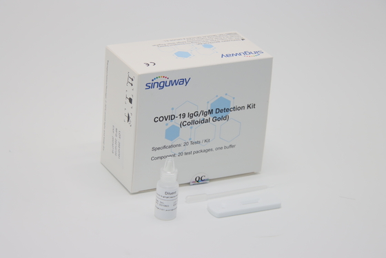ชุดทดสอบแอนติบอดี Rapid Cassette แบบพลาสติก 5 ~ 15 นาทีทดสอบตัวเอง ODM