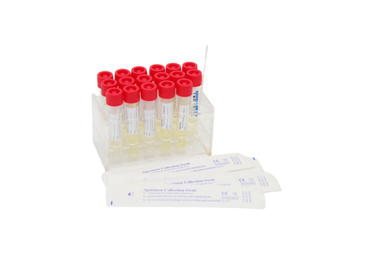Nasopharyngeal Cell ไม้กวาด ชุดเก็บตัวอย่างไวรัสแบบใช้แล้วทิ้ง Specimen Collection Tube 3mL