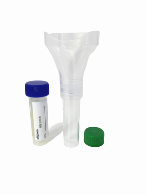 ชุดเก็บน้ำลาย DNA น้ำลายขนาด 5ml 10ml แบบใช้แล้วทิ้งพร้อมโซลูชัน 2ml